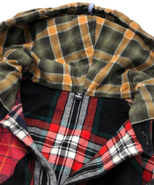 ALEXANDER McQUEEN（アレキサンダーマックイーン）ALEXANDER McQUEEN (アレキサンダーマックイーン) チェックフーデットシャツ マルチカラー サイズ:Sの古着・服飾アイテム