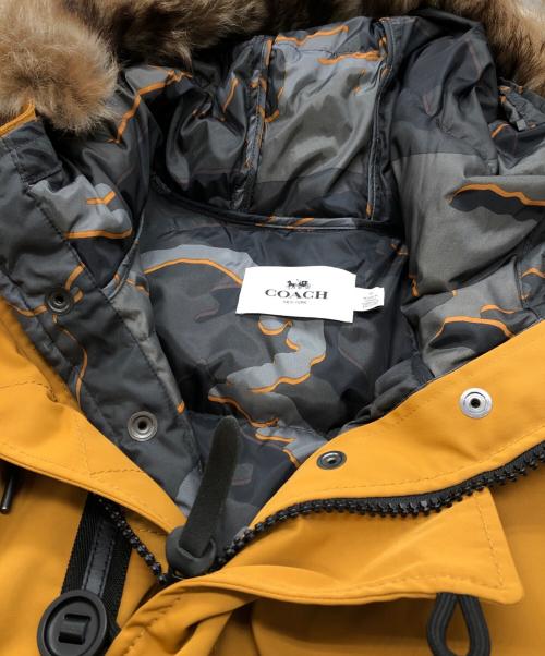 COACH（コーチ）COACH (コーチ) ダウンライナー付モッズコート ベージュ サイズ:Mの古着・服飾アイテム