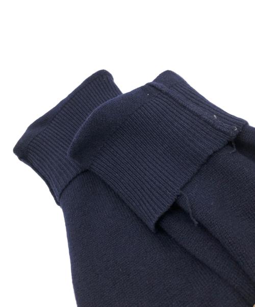 PLAY COMME des GARCONS（プレイコムデギャルソン）PLAY COMME des GARCONS (プレイコムデギャルソン) ハートワッペンウールカーディガン ネイビー サイズ:Mの古着・服飾アイテム