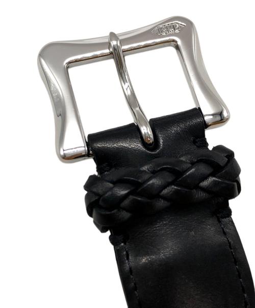 J&M DAVIDSON（ジェイ＆エム デヴィッドソン）J&M DAVIDSON (ジェイ＆エム デヴィッドソン) レザーメッシュベルト ブラック サイズ:34/85の古着・服飾アイテム