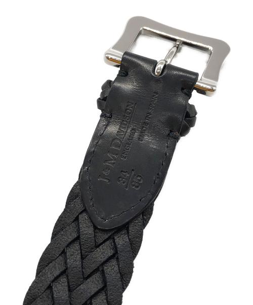 J&M DAVIDSON（ジェイ＆エム デヴィッドソン）J&M DAVIDSON (ジェイ＆エム デヴィッドソン) レザーメッシュベルト ブラック サイズ:34/85の古着・服飾アイテム