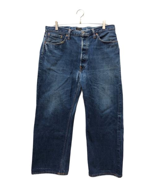 ATLAST & CO（アットラスト）ATLAST & CO (アットラスト) シンチバックデニムパンツ インディゴ サイズ:下記参照の古着・服飾アイテム