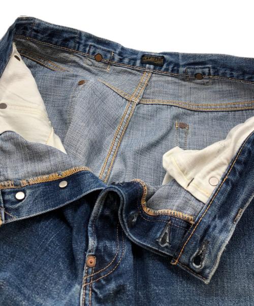 ATLAST & CO（アットラスト）ATLAST & CO (アットラスト) シンチバックデニムパンツ インディゴ サイズ:下記参照の古着・服飾アイテム