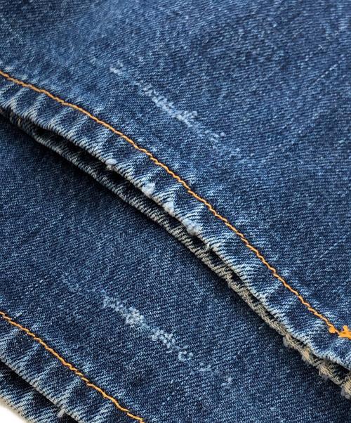 ATLAST & CO（アットラスト）ATLAST & CO (アットラスト) シンチバックデニムパンツ インディゴ サイズ:下記参照の古着・服飾アイテム