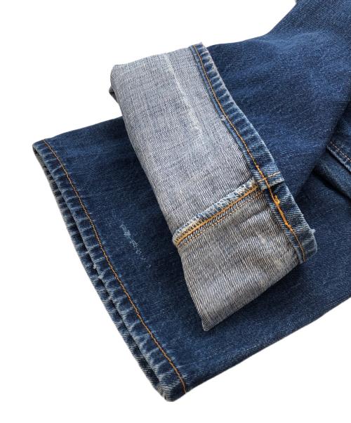 ATLAST & CO（アットラスト）ATLAST & CO (アットラスト) シンチバックデニムパンツ インディゴ サイズ:下記参照の古着・服飾アイテム