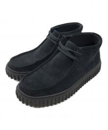 CLARKS（クラークス）の古着「Torhill Hi Black Suede」｜ブラック