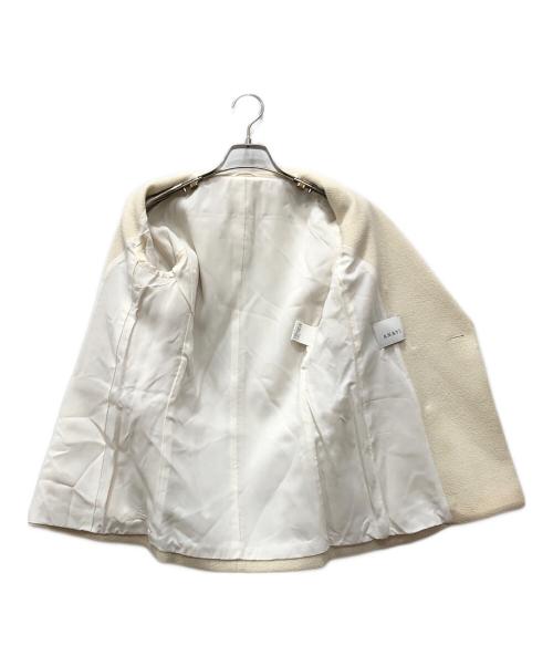 ANAYI（アナイ）ANAYI (アナイ) ダブルジャケット アイボリー サイズ:XSの古着・服飾アイテム