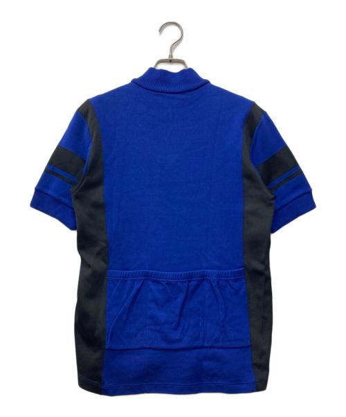 LOUIS VUITTON（ルイ ヴィトン）LOUIS VUITTON (ルイ ヴィトン) ジャガードサイクリングハーフジップニット ブルー サイズ:Mの古着・服飾アイテム