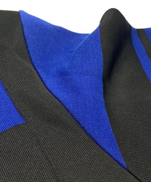 LOUIS VUITTON（ルイ ヴィトン）LOUIS VUITTON (ルイ ヴィトン) ジャガードサイクリングハーフジップニット ブルー サイズ:Mの古着・服飾アイテム