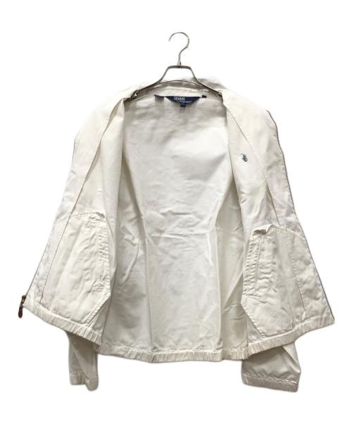 POLO RALPH LAUREN（ポロ・ラルフローレン）POLO RALPH LAUREN (ポロ・ラルフローレン) スイングトップ ホワイト サイズ:Mの古着・服飾アイテム