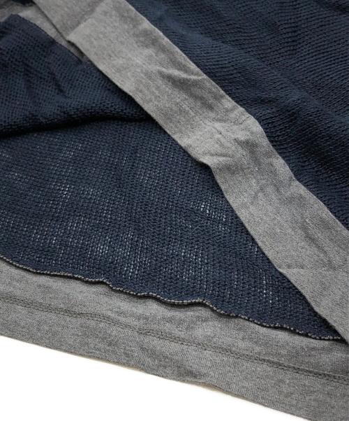 COMME des GARCONS HOMME（コムデギャルソン オム）COMME des GARCONS HOMME (コムデギャルソン オム) デザインニット ネイビー サイズ:下記参照の古着・服飾アイテム