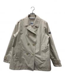 AIGLE（エーグル）の古着「ゴアテックス 2レイヤーショートトレンチコート」｜ベージュ