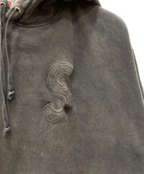 SUPREME（シュプリーム）Supreme (シュプリーム) Overdyed S Logo Hooded ブラック サイズ:FREEの古着・服飾アイテム