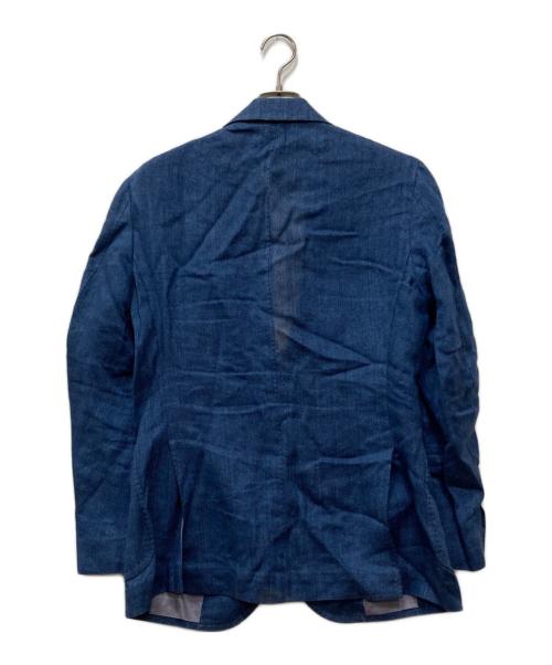 stile latino（スティレラティーノ）Stile Latino (スティレラティーノ) 2Bヘリンボーンジャケット インディゴ サイズ:Mの古着・服飾アイテム
