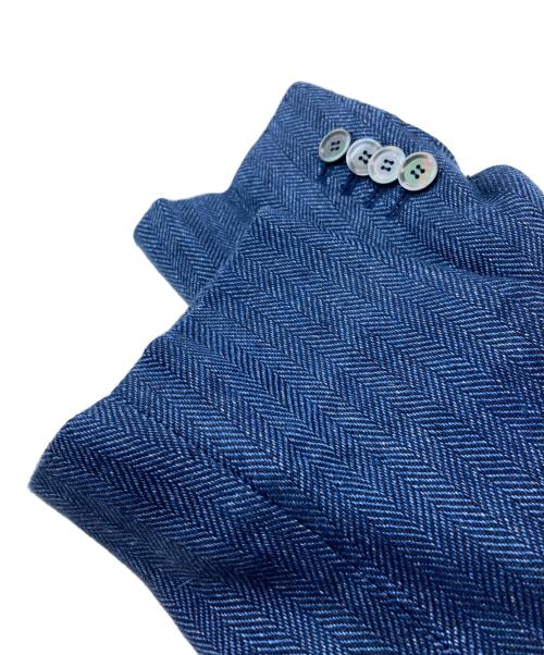 stile latino（スティレラティーノ）Stile Latino (スティレラティーノ) 2Bヘリンボーンジャケット インディゴ サイズ:Mの古着・服飾アイテム