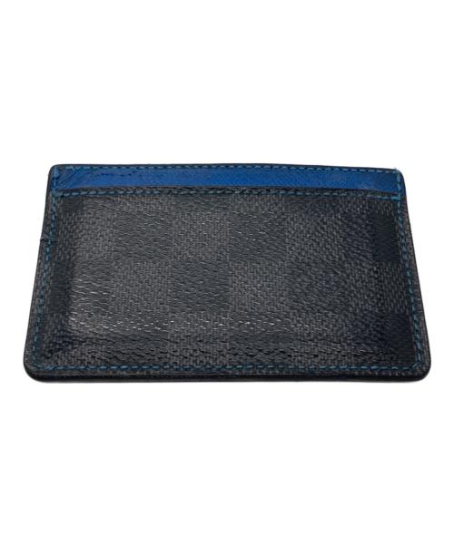 LOUIS VUITTON（ルイ ヴィトン）LOUIS VUITTON (ルイ ヴィトン) ダミエグラフィットカードケース ブラックの古着・服飾アイテム