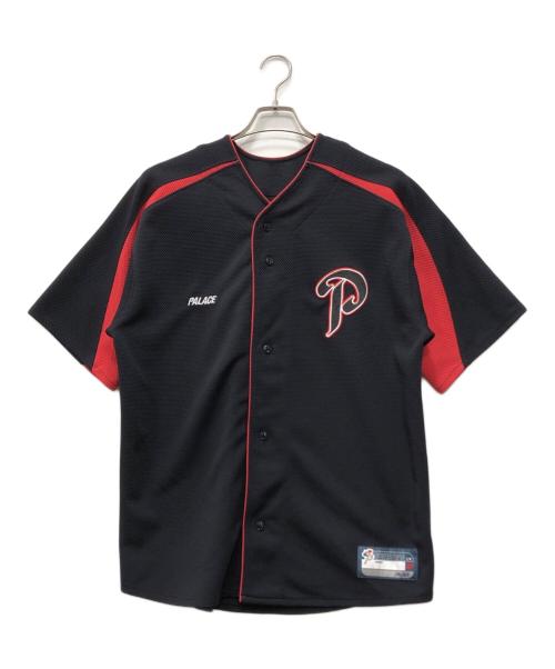 PALACE（パレス）PALACE (パレス) ベースボールシャツ ブラック サイズ:Lの古着・服飾アイテム