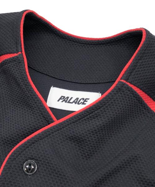 PALACE（パレス）PALACE (パレス) ベースボールシャツ ブラック サイズ:Lの古着・服飾アイテム