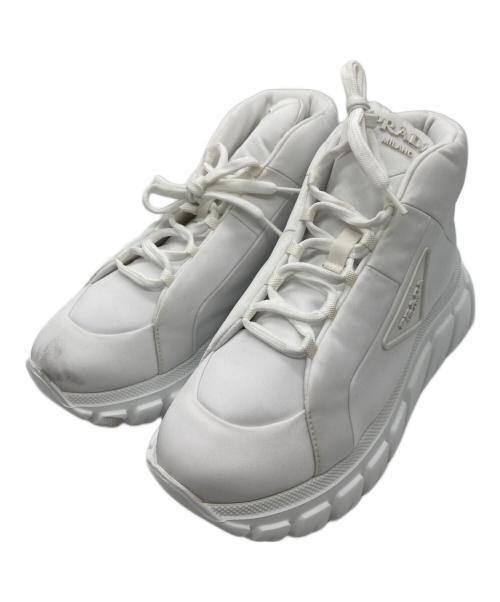 PRADA（プラダ）PRADA (プラダ) スニーカー ホワイト サイズ:36の古着・服飾アイテム