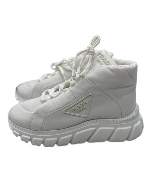 PRADA（プラダ）PRADA (プラダ) スニーカー ホワイト サイズ:36の古着・服飾アイテム