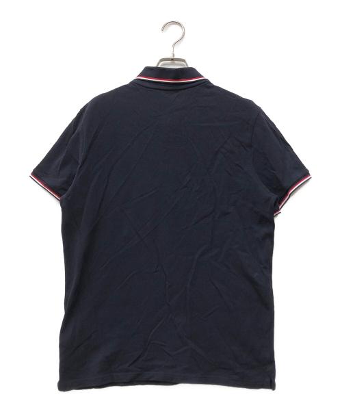 MONCLER（モンクレール）MONCLER (モンクレール) ポロシャツ ネイビー サイズ:Lの古着・服飾アイテム