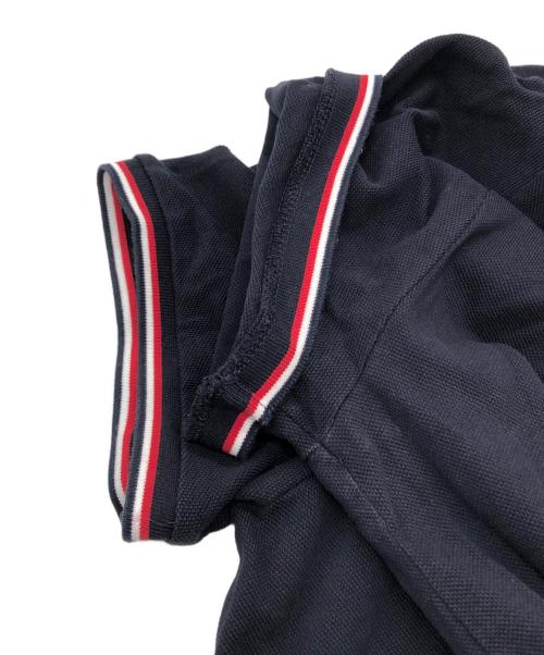 MONCLER（モンクレール）MONCLER (モンクレール) ポロシャツ ネイビー サイズ:Lの古着・服飾アイテム