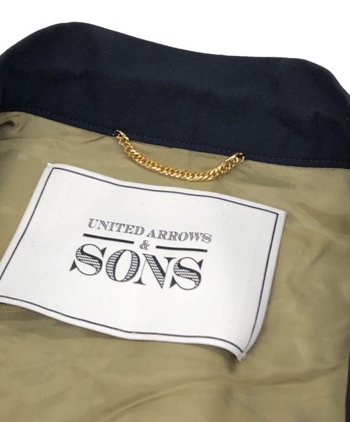 UNITED ARROWS & SONS（ユナイテッドアローズ アンド サンズ）UNITED ARROWS & SONS (ユナイテッドアローズ アンド サンズ) 羽織ジャケット ネイビー サイズ:Lの古着・服飾アイテム