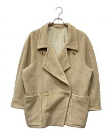 MaxMara（マックスマーラ）の古着「ウールショートジャケット」｜ベージュ