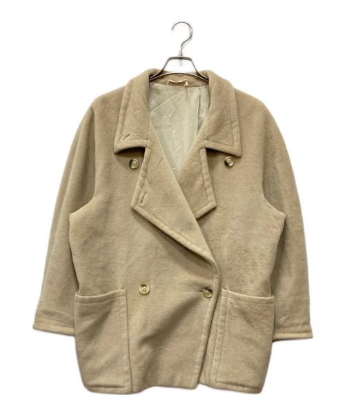 MaxMara（マックスマーラ）MaxMara (マックスマーラ) ウールショートジャケット ベージュ サイズ:40の古着・服飾アイテム