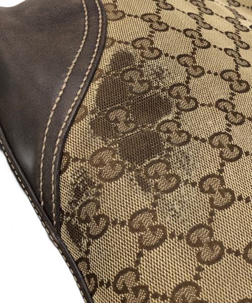 GUCCI（グッチ）GUCCI (グッチ) GGキャンバス インターロッキング ニューブリット トートバッグ ベージュ サイズ:下記参照の古着・服飾アイテム