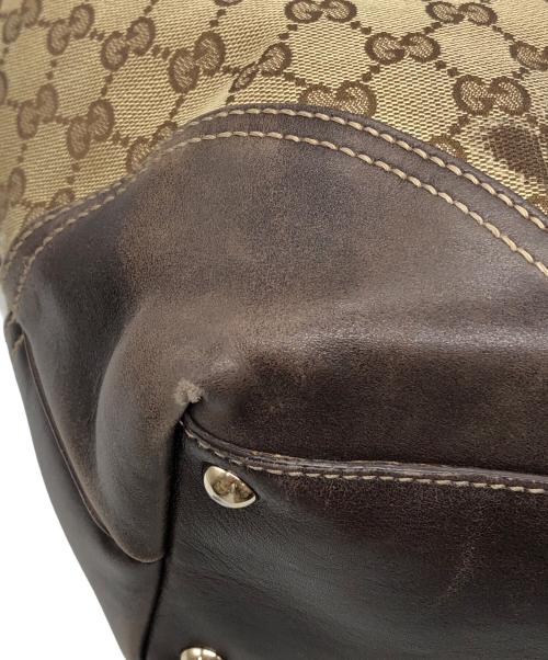 GUCCI（グッチ）GUCCI (グッチ) GGキャンバス インターロッキング ニューブリット トートバッグ ベージュ サイズ:下記参照の古着・服飾アイテム