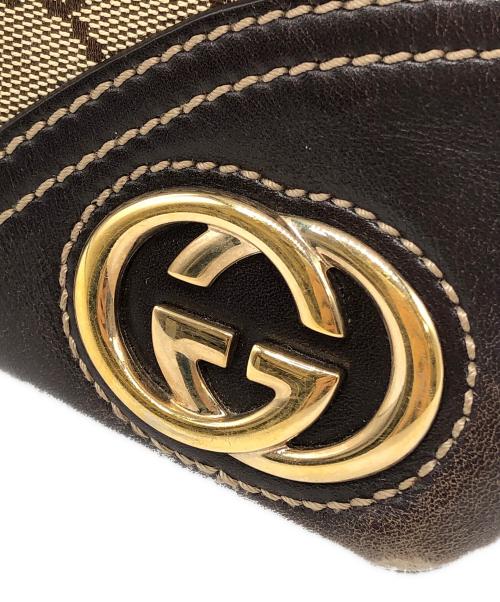 GUCCI（グッチ）GUCCI (グッチ) GGキャンバス インターロッキング ニューブリット トートバッグ ベージュ サイズ:下記参照の古着・服飾アイテム