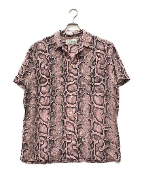 WACKO MARIA（ワコマリア）WACKO MARIA (ワコマリア) パイソンシャツ ピンク サイズ:Lの古着・服飾アイテム