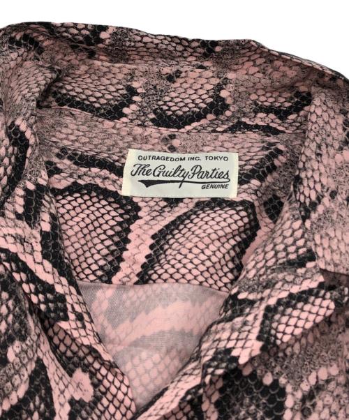 WACKO MARIA（ワコマリア）WACKO MARIA (ワコマリア) パイソンシャツ ピンク サイズ:Lの古着・服飾アイテム