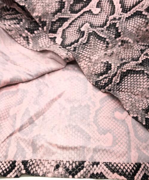 WACKO MARIA（ワコマリア）WACKO MARIA (ワコマリア) パイソンシャツ ピンク サイズ:Lの古着・服飾アイテム