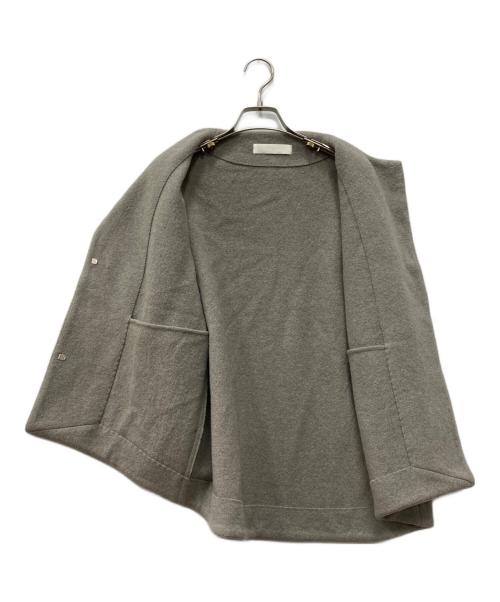 evam eva（エヴァムエヴァ）evam eva (エヴァムエヴァ) ウールノーカラージャケット ベージュ サイズ:1の古着・服飾アイテム