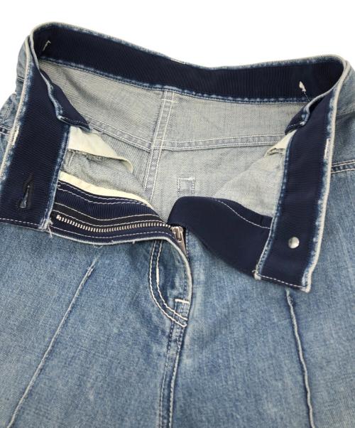 sacai（サカイ）sacai (サカイ) カットオフ デニム ショーツ インディゴの古着・服飾アイテム