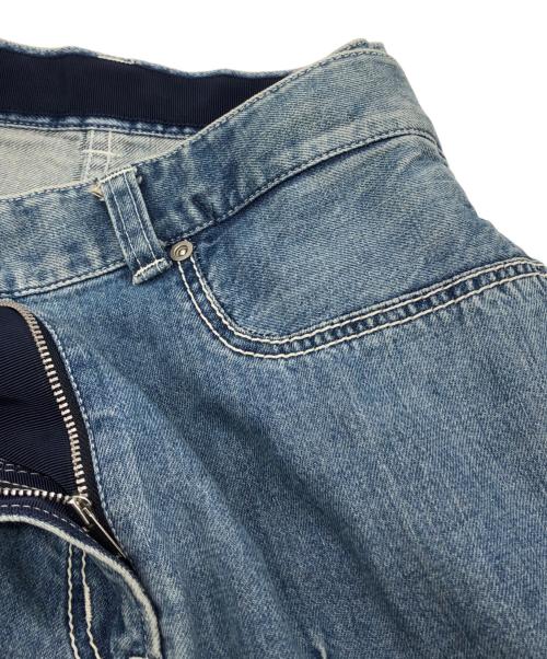 sacai（サカイ）sacai (サカイ) カットオフ デニム ショーツ インディゴの古着・服飾アイテム