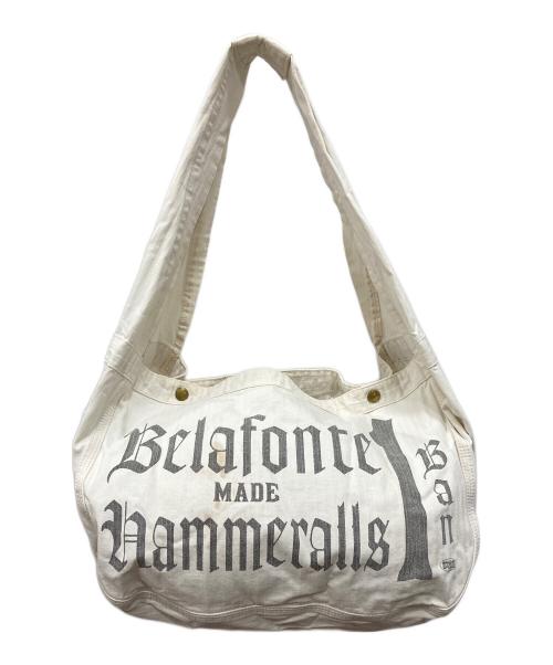 BELAFONTE（ベラフォンテ）BELAFONTE (ベラフォンテ) ニュースペーパーバッグ アイボリーの古着・服飾アイテム