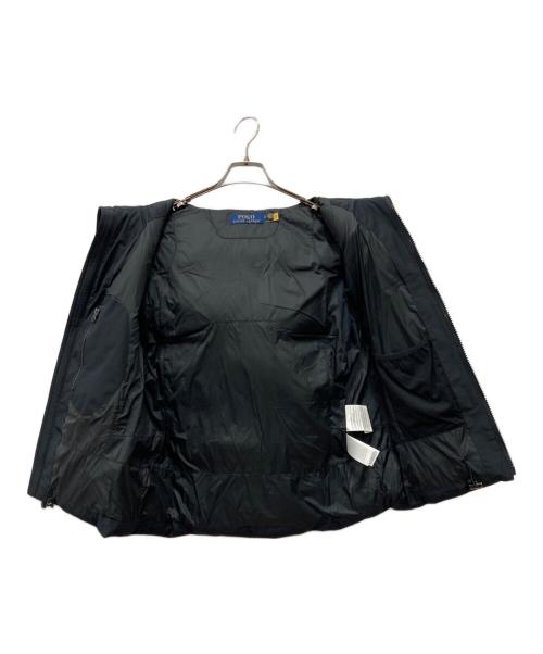 POLO RALPH LAUREN（ポロ・ラルフローレン）POLO RALPH LAUREN (ポロ・ラルフローレン) フードダウンベスト ブラック サイズ:Sの古着・服飾アイテム