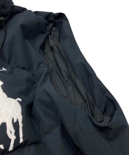 POLO RALPH LAUREN（ポロ・ラルフローレン）POLO RALPH LAUREN (ポロ・ラルフローレン) フードダウンベスト ブラック サイズ:Sの古着・服飾アイテム