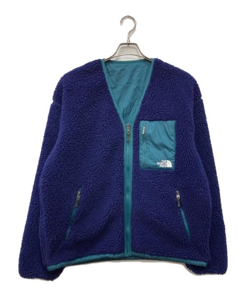 THE NORTH FACE（ザ ノース フェイス）THE NORTH FACE (ザ ノース フェイス) リバーシブルエクストリームパイルカーディガン パープル サイズ:Lの古着・服飾アイテム