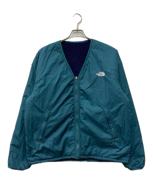 THE NORTH FACE（ザ ノース フェイス）THE NORTH FACE (ザ ノース フェイス) リバーシブルエクストリームパイルカーディガン パープル サイズ:Lの古着・服飾アイテム