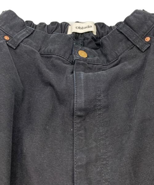 Oblada（オブラダ）Oblada (オブラダ) DOUBLE KNEE PANTS ブラック サイズ:Mの古着・服飾アイテム