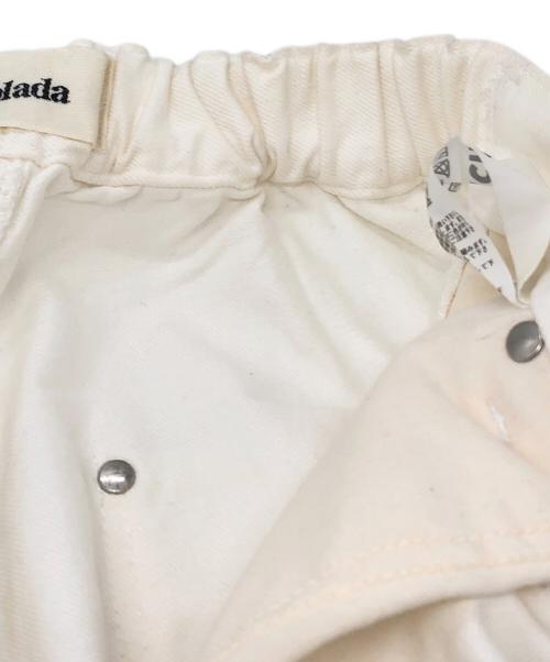 Oblada（オブラダ）Oblada (オブラダ) SKATER JEANS ホワイト サイズ:Sの古着・服飾アイテム