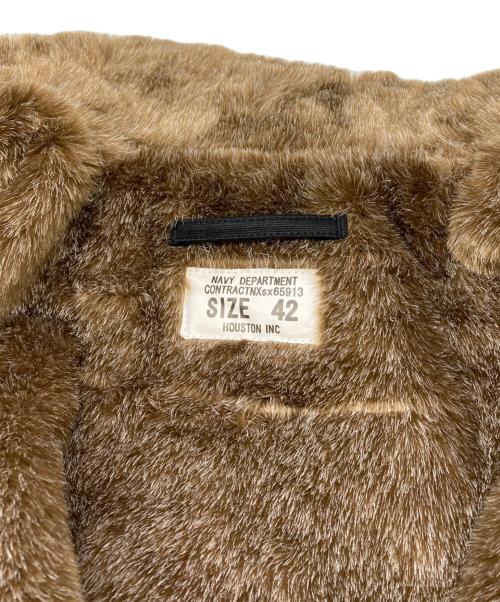 HOUSTON（ヒューストン）HOUSTON (ヒューストン) N-1 DECK JACKET ブラック サイズ:XLの古着・服飾アイテム