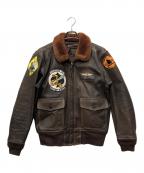 MORGANモーガン）の古着「G-1フライトジャケット」｜ブラウン