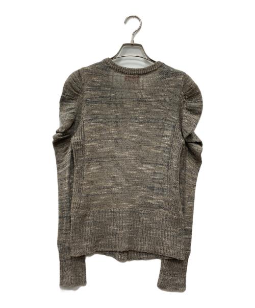Vivienne Westwood RED LABEL（ヴィヴィアンウエストウッドレッドレーベル）Vivienne Westwood RED LABEL (ヴィヴィアンウエストウッドレッドレーベル) ロゴニットカーディガン ブラウン サイズ:2の古着・服飾アイテム