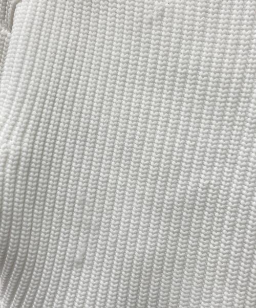 Bibiy.（ビビィ）Bibiy. (ビビィ) ペプラムチュニックニット ホワイト サイズ:Fの古着・服飾アイテム