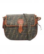 FENDIフェンディ）の古着「ズッカショルダーバッグ」｜ベージュ